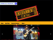 Tablet Screenshot of entertainmentcentralpittsburgh.com